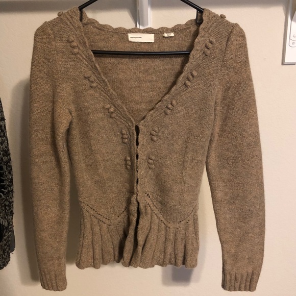 Anthro Sleeping on Snow Wool Cardigan - Picture 1 of 4